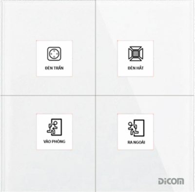 Công tắc thông minh D-touch đến từ nhà cung cấp DiCOM